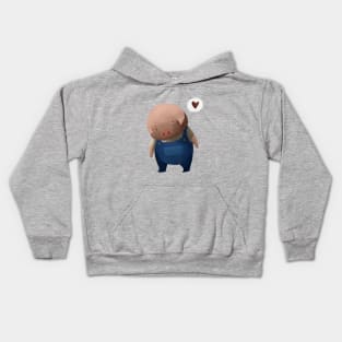 Piggy needs love Kids Hoodie